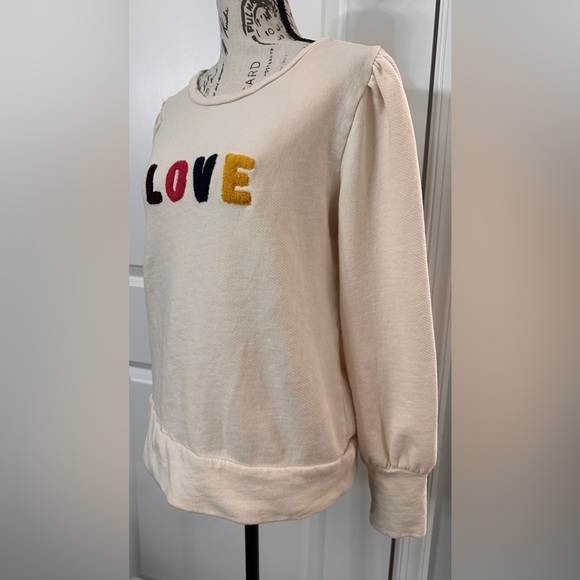 🌟LOFT Cream Sweatshirt🌟 - Picture 3 of 10